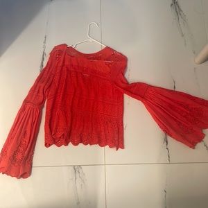 Free people blouse so pretty like new never used !